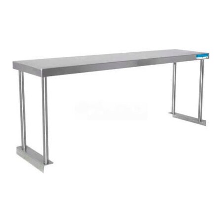 Bk Resources BK Resources Single Overshelf W/ 18 Ga 304 Stainless Steel, 72"W x 12"D BK-OSS-1272